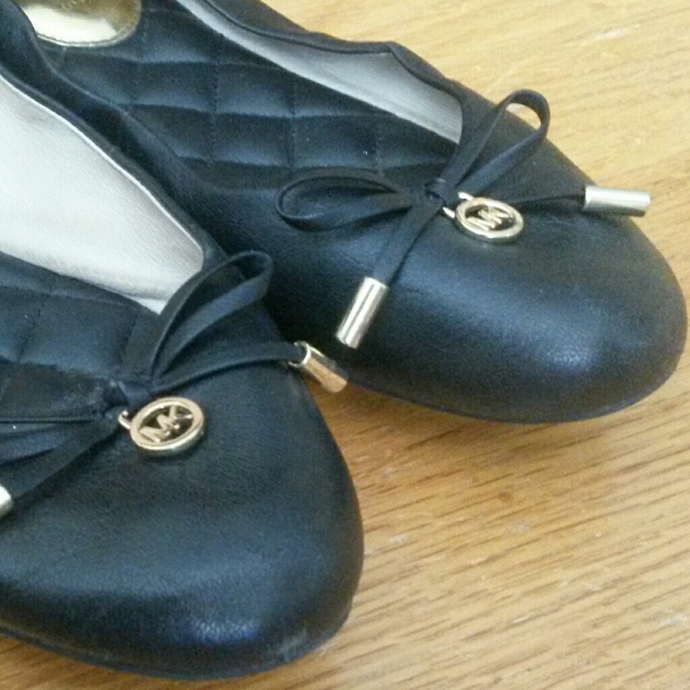 Michael Kors Melody Leather Ballet Flats Sz 7 - Picture 5 of 8